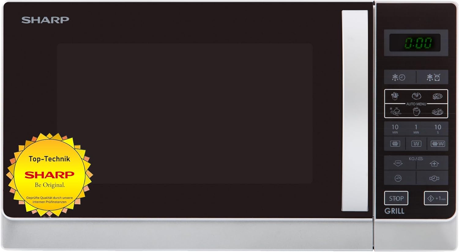 Sharp Home Appliances R742INW Countertop Combination microwave 25L 900W Silver microwave Home Appliances R742INW, Countertop, Combination microwave, 25 L, 900 W, Touch, Silver