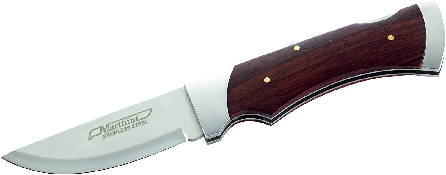 Marttiini Pelican Pocket Knife MBL S2 Rosewood 21.0 cm when Opened, 180712