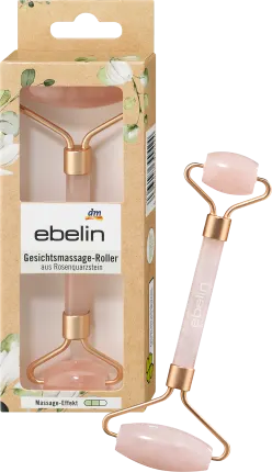 ebelin Face massage scooter from rose quartz, 1 st