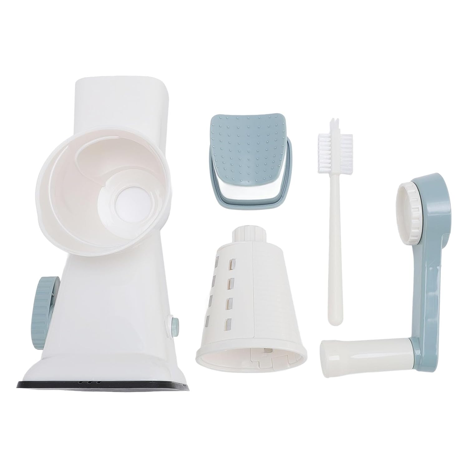 Manual Ice Crusher | Hand Crank Shaved Ice Machine for Home Kitchen/Outdoor/Commercial Use | Portable Snow Cone Maker with 4 Parts, No Electricity Needed
