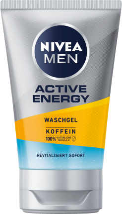 NIVEA MEN Active Energy Wash Gel, 100 ml