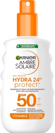 Garnier  Ambre Solaire Sun spray HYDRA 24h protect, SPF 50, 150 ml