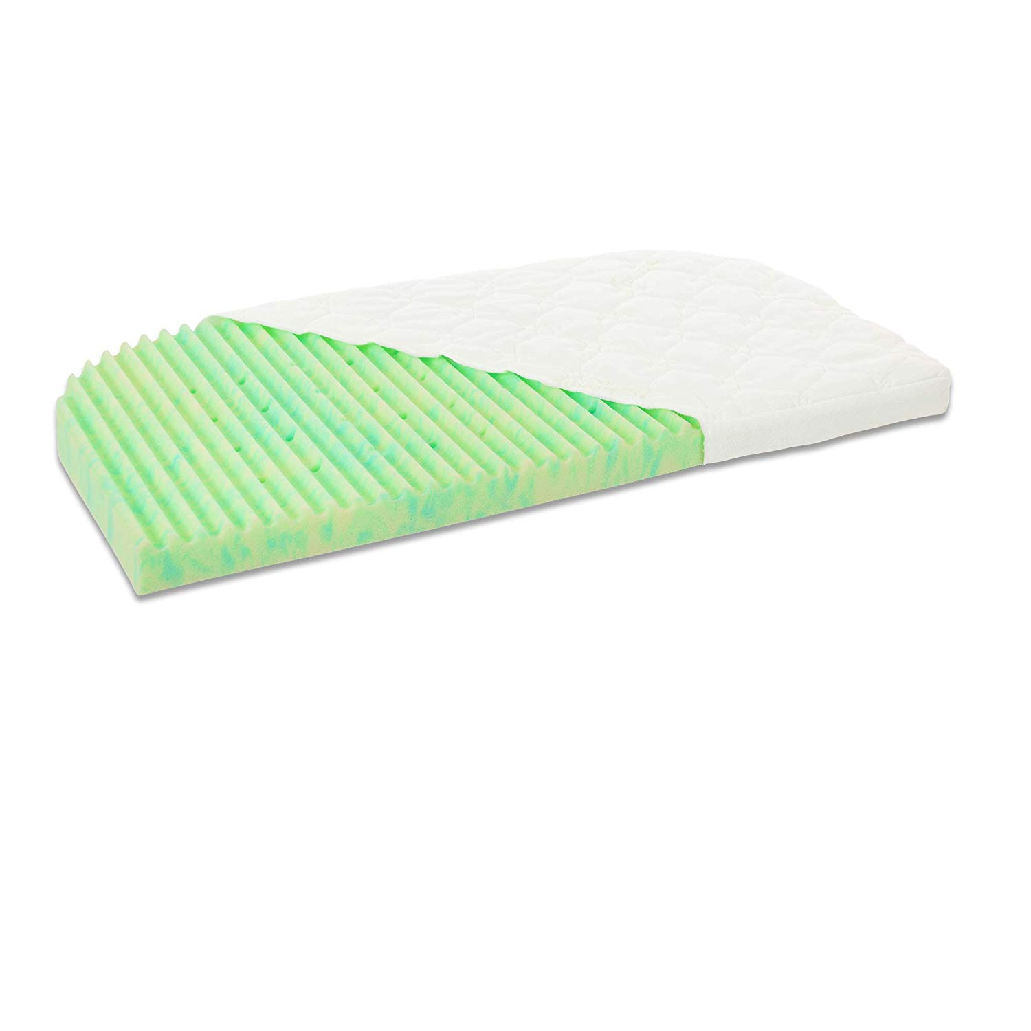 Babybay Ultrafresh Wave Mattress For Maxi And Boxspring, Green