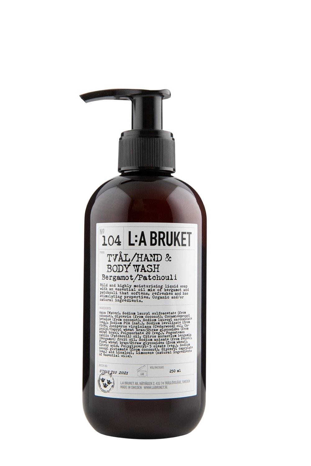 L:A BRUKET No.104 Bergamot/Patchouli