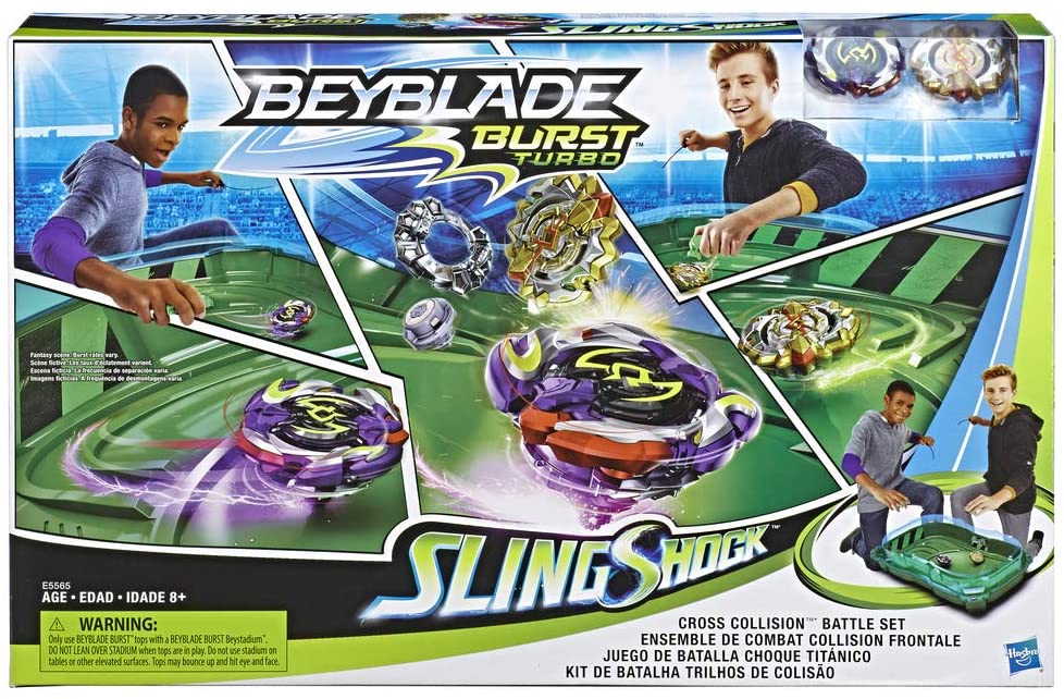 Hasbro Bey Blade E5565Eu5 Burst Turbo Collision Battle Set Multi-Coloured