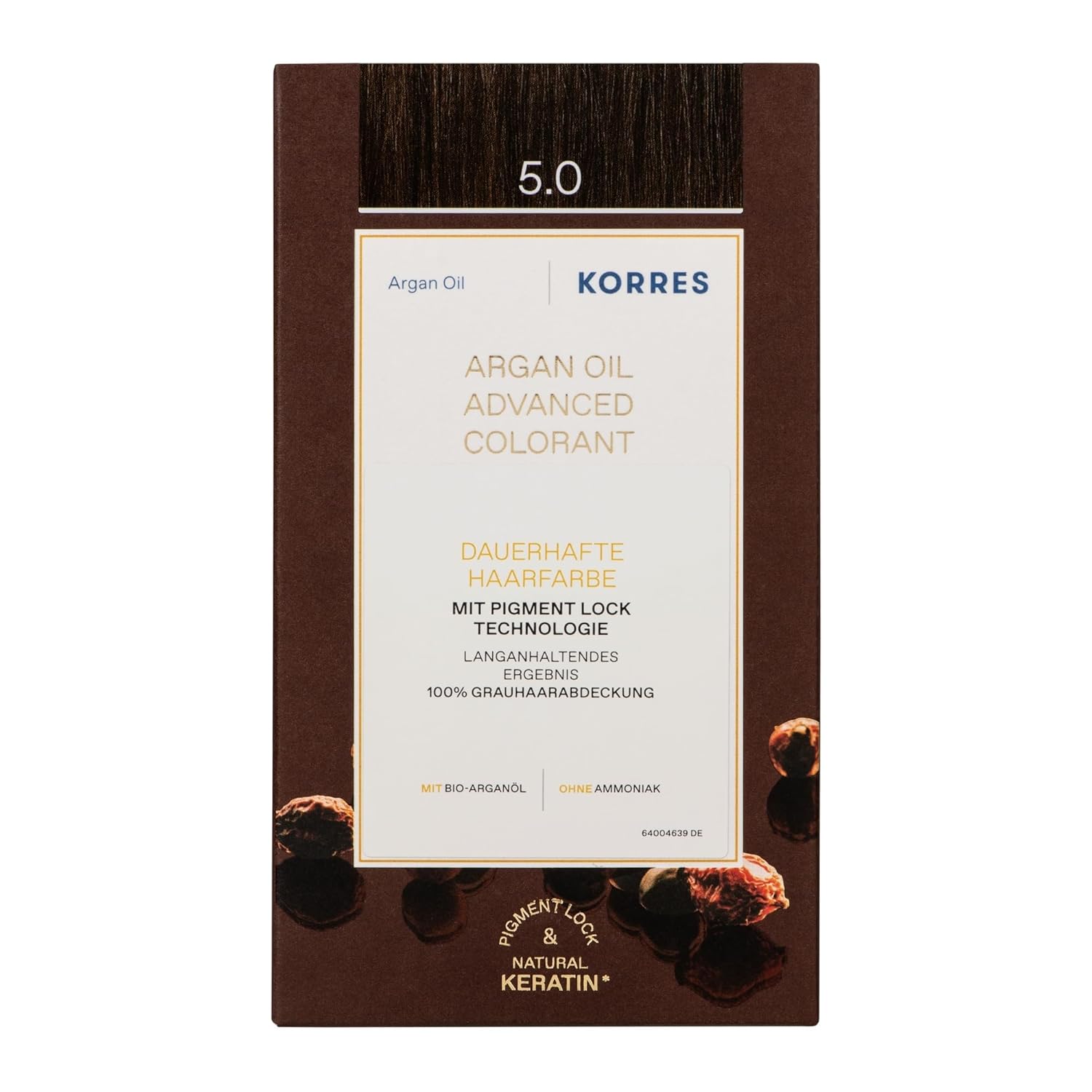 Korres Argan Oil Advanced Colorant 145ml 5.0 Light Brown