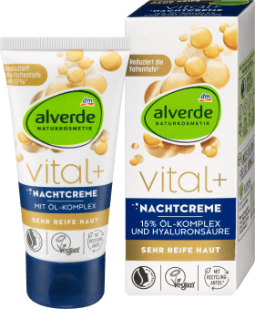 alverde NATURKOSMETIK Night cream vital +, 50 ml