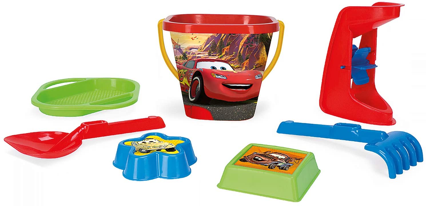 Wader Disney Cars 77642 Bucket Set 7 Pieces
