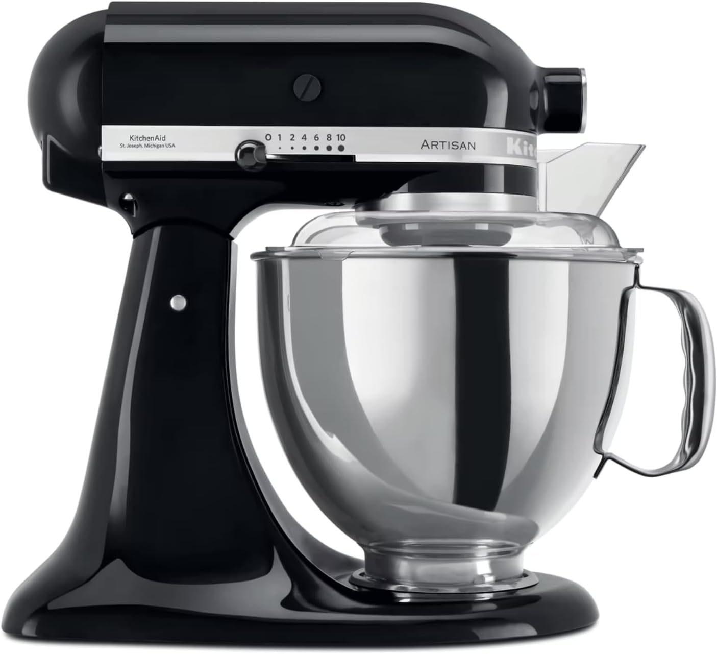 KitchenAid 5KSM175PSEOB Food Processor 5KSM175 4.8 L Artisan Onyx, Stainless Steel, Black