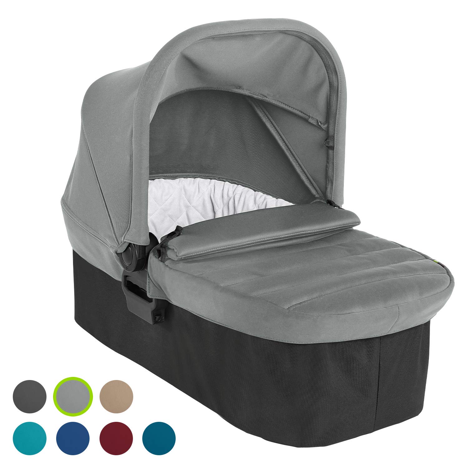 Baby Jogger Folding Baby Cot for City Mini 2 & City Mini GT2 Single Pushchair 0-6 Months (9 kg), Slate (Grey)