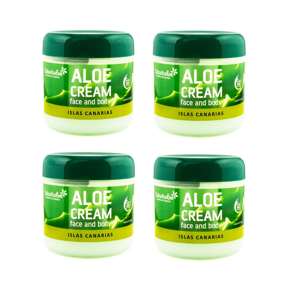 Tabaibaloe Aloe Vera Face and Body Cream 4 pieces 1,2 l