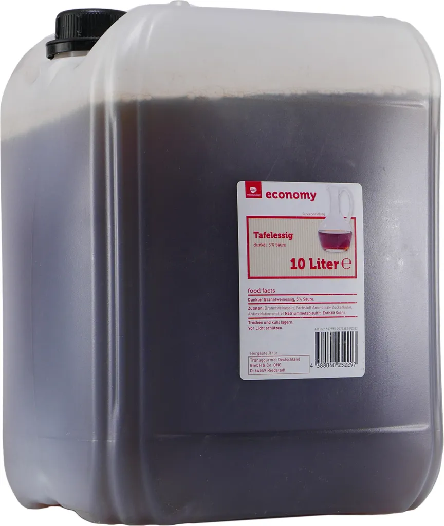 Transgourmet Deutschland GmbH & Co. OHG Dark table vinegar 5% Tge.10L