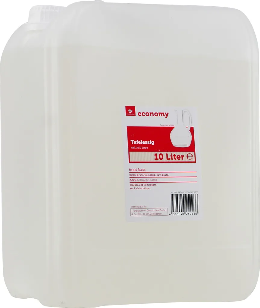 Transgourmet Germany Table vinegar light 10% Tge.10L
