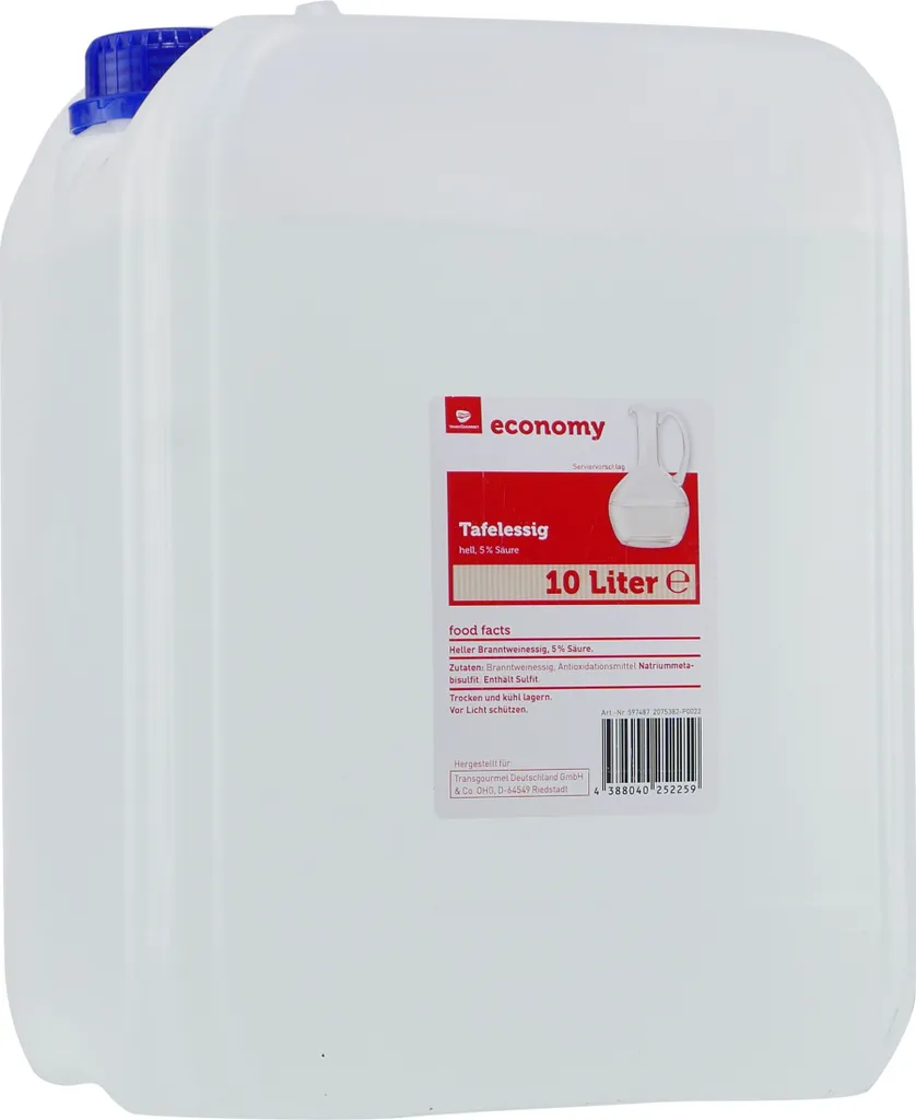 Transgourmet Germany Table vinegar light 5% Tge.10L
