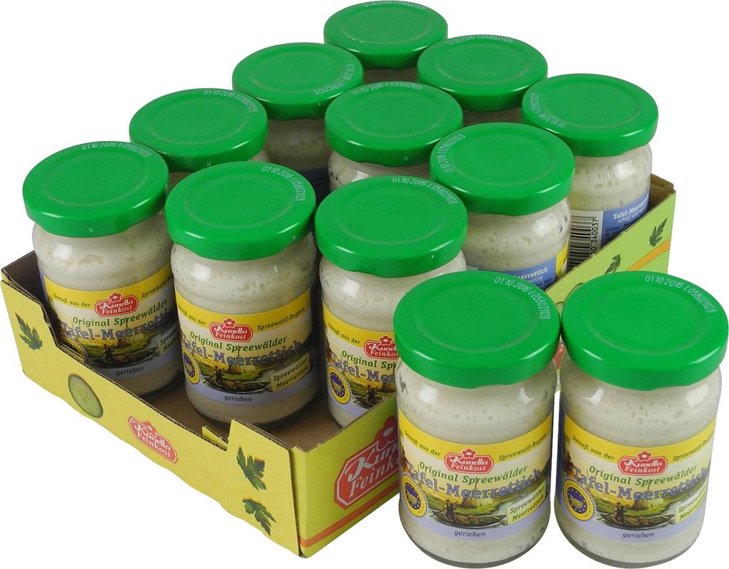Kunella Feinkost Kunella Fine Foods Table Horseradish - 12-pack (12 jars of 100g each) 1200g