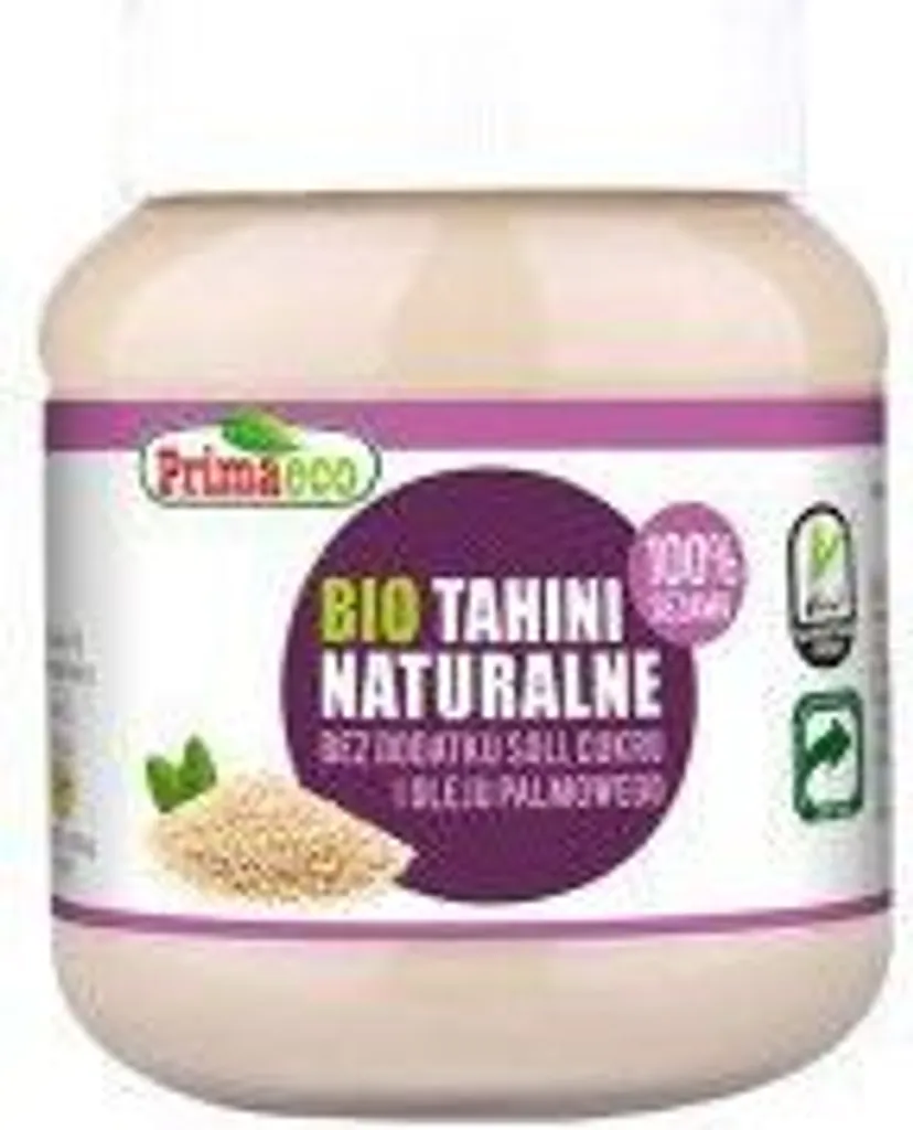 PRIMAVIKA TAHINI (SESAME PASTE) GLUTEN FREE350 g - PRIMAECO
