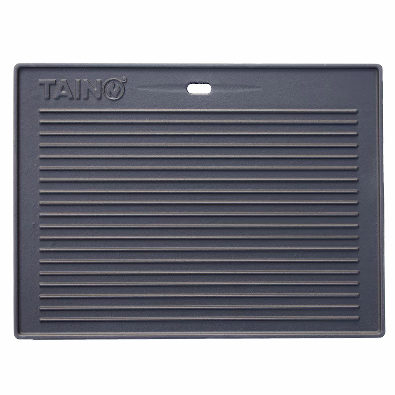 TAINO Grill Plate Accessory Reversible Cast Iron Pizza Plate Gas Grill PRO 5kg New