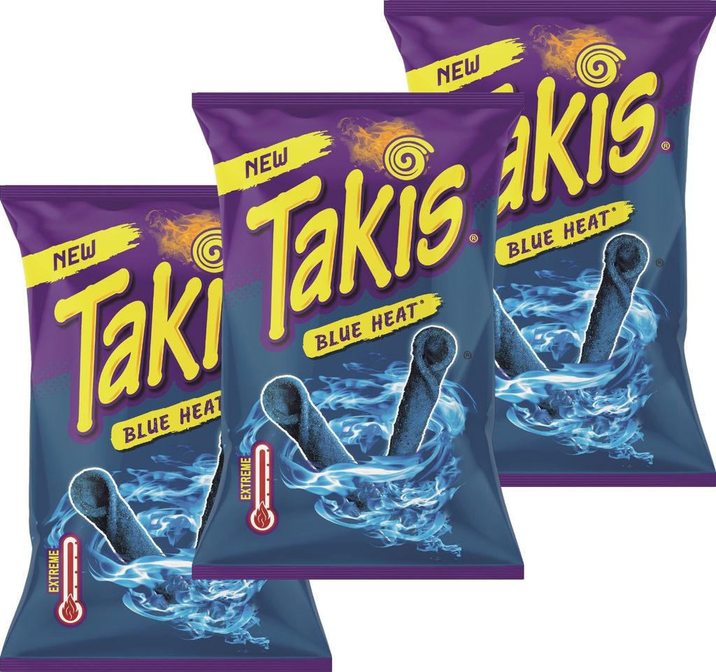 Takis Blue Heat Extreme Spicy 100g (3er Pack)