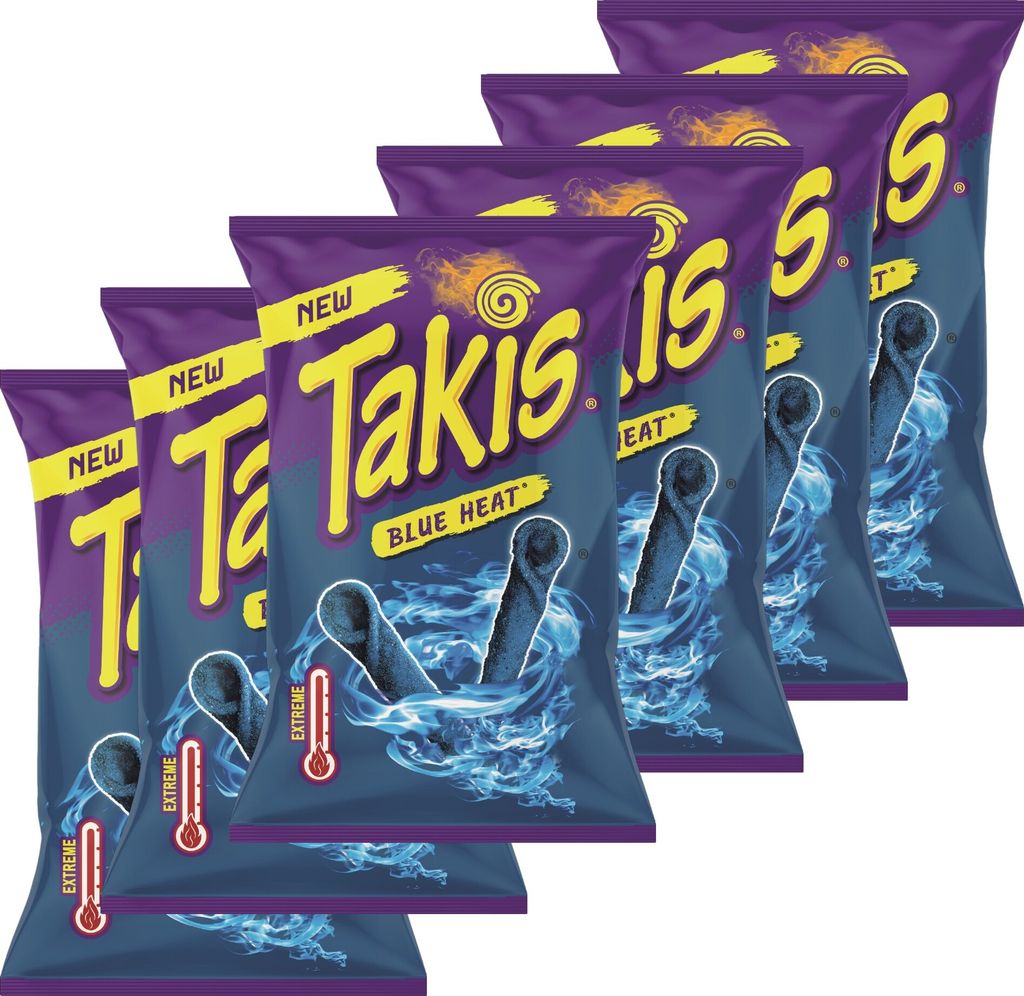 Takis Blue Heat Extreme Spicy 100g (pack of 6)