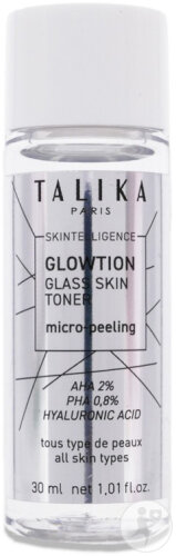 Talika Skin Intelligence Glass Skin Toner Glowtion Micro Peeling Lotion All Skin Types 30ml