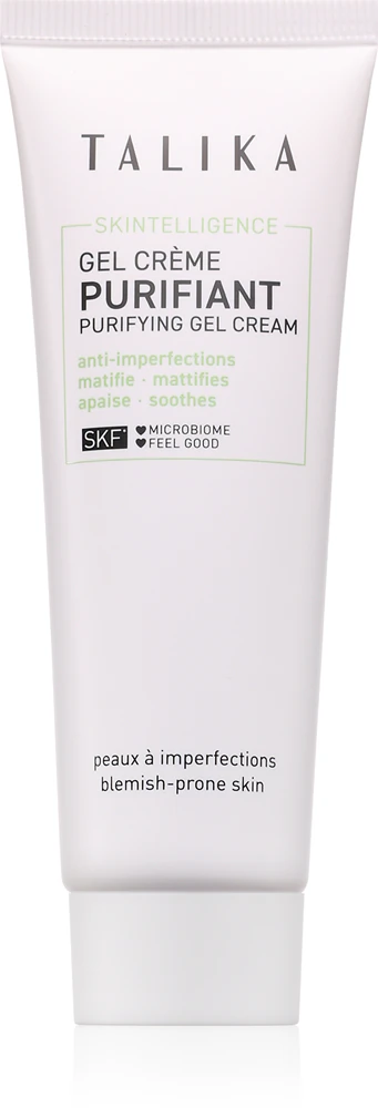 Talika Skintelligence Purifying Gel Cream Gel-Cream for Imperfections Due to Acne Skin 50ml
