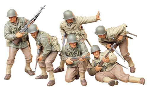 Tamiya 35192 – 1: 35 Wwii Figures Set Us Infantry Attack (6)