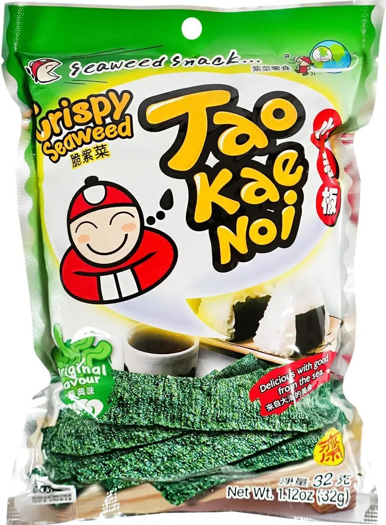 Tao Kae Noi seaweed snack original GREEN 32g