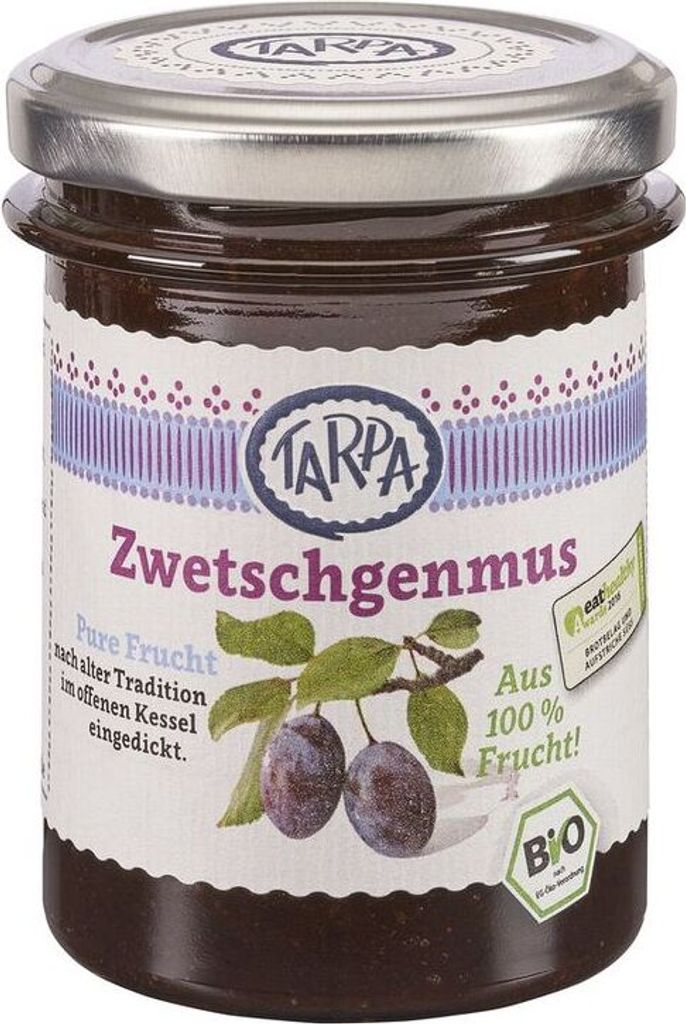 gustiamo Tarpa plum jam pure 100% -- 220g x 6 - 6-pack VPE