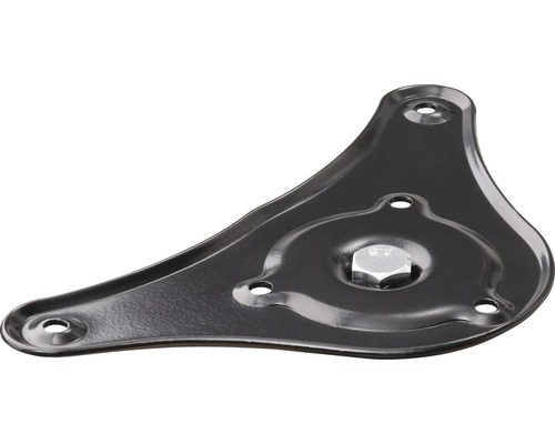 Tarrox screw plate for table leg, black