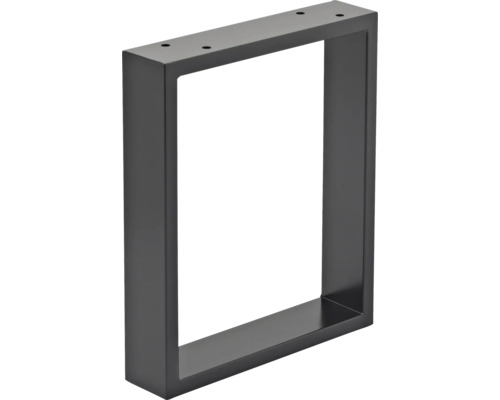 Tarrox bench frame aluminum 350 x 422 x 80 mm black 2 pieces