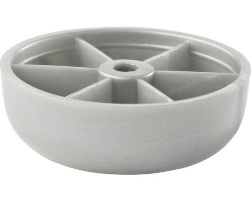 Tarrox furniture base round 16xØ45 mm plastic gray