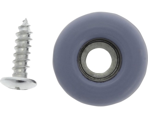 Tarrox PTFE gliders with screw 22 mm round gray 4 pieces