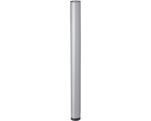 Tarrox table legs set of 4 round 710 Ø 60 mm silver