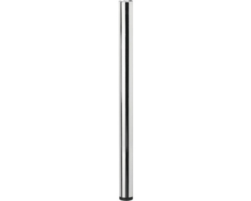 Tarrox table leg round 71 cm Ø60 mm height adjustable, chrome
