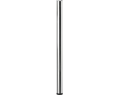 Tarrox table leg round 87 cm Ø60 mm height adjustable, chrome