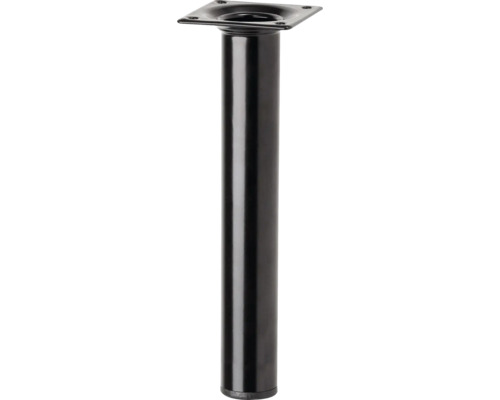 Tarrox table leg round Ø 30 x 100 mm, black