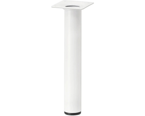 Tarrox table leg round Ø 30 x 100 mm, white