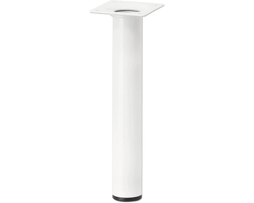 Tarrox round table leg Ø 30 x 200 mm, white