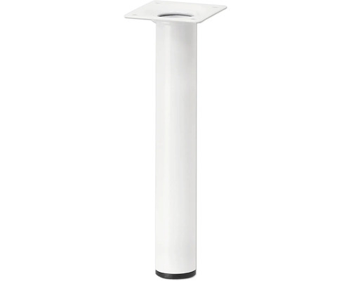 Tarrox table leg round Ø 30 x 300 mm, white