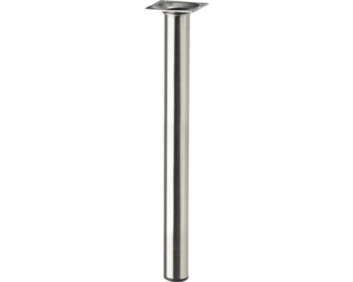 Tarrox table leg round Ø 30 x 400 mm, stainless steel decor