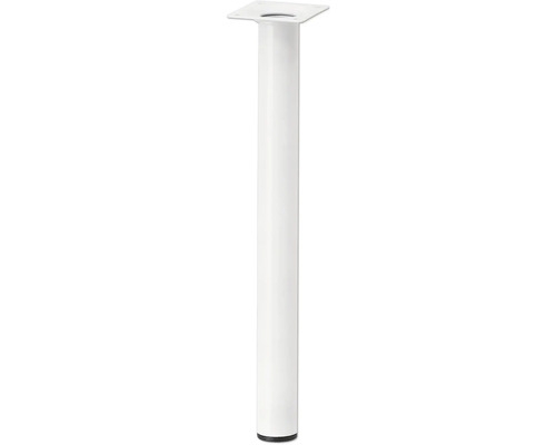 Tarrox table leg round Ø 30 x 400 mm, white