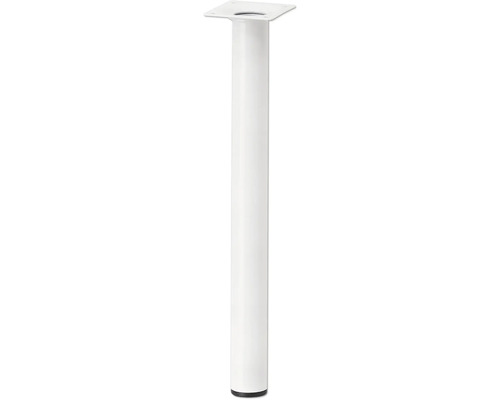 Tarrox table leg round Ø 30 x 500 mm, white