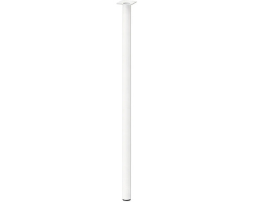 Tarrox round table leg Ø 30 x 800 mm, white