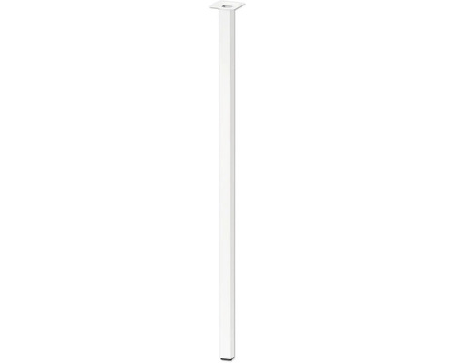 Tarrox square table leg 25 x 25 x 700 mm, white