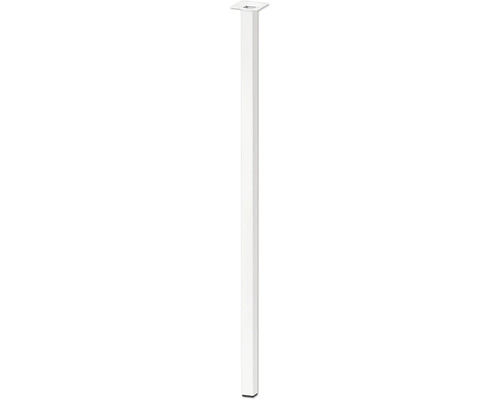 Tarrox square table leg 25 x 25 x 800 mm, white