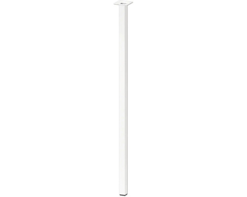 Tarrox square table leg 25 x 25 x 900 mm, white