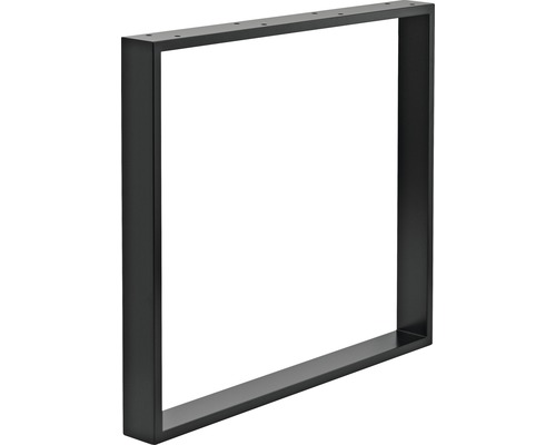 Tarrox table frame aluminum 800 x 722 x 80 mm black 2 pieces