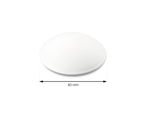 Tarrox wall buffers Ø 40x10 mm self-adhesive plastic white 6 pieces