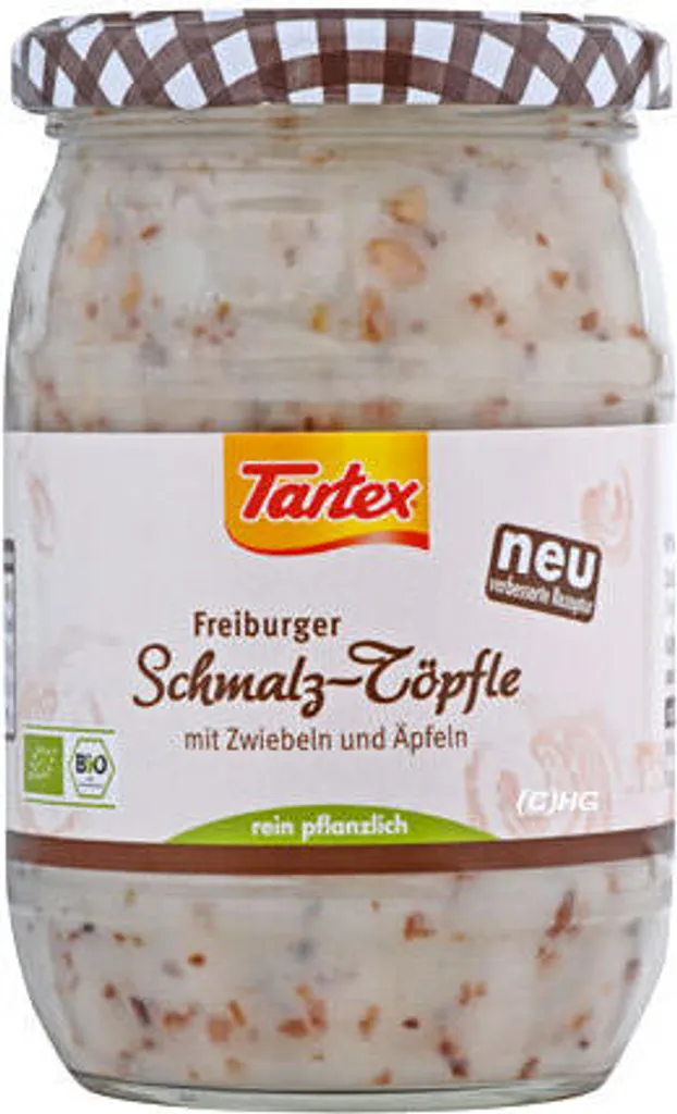 Tartex Vegan Lard Pot Onion and Apple -- 250g