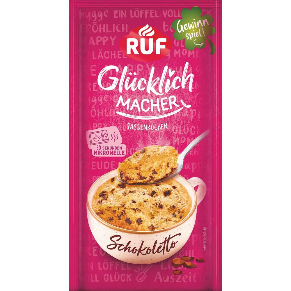Mug cake Schokoletto, Happy Maker